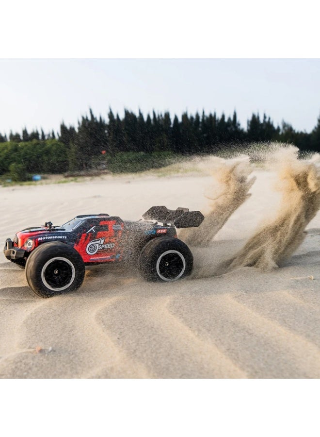 Wild Storm HW-8810 High-Speed 1/16 Scale Brushless RC Car (With Gift Box) – 50 km/h, 4WD Off-Road Monster Truck with Metal Reinforcements, Splash-Proof Design, LED Lights, and 2.4GHz Remote Control  - Image 2