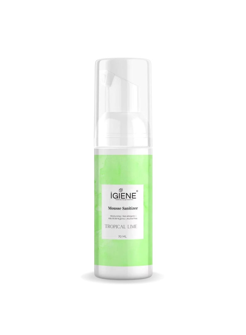 IGIENE Mousse Hand Sanitizer - Tropical Lime 70ml