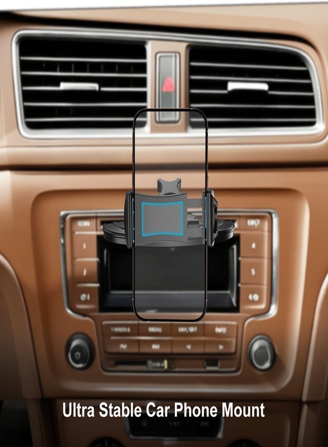 MAGJIEYX CD Slot Car Phone Holder, 3X Stable No Vent Block Mount Work with iPhone 16 15 14 13 12Series 4.7''-7'' All Smartphones, 360°Rotate Cradle Ideal for 99% Sedan/SUV/Truck & Bumpy Roads - Image 5