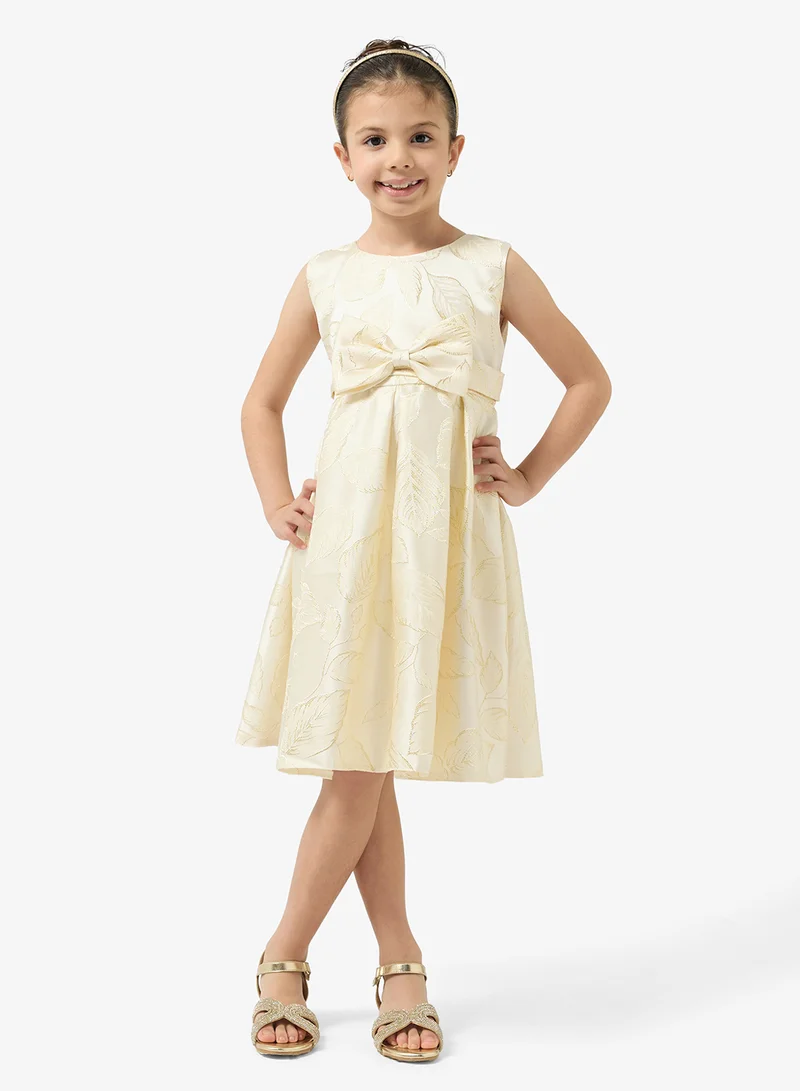 بنياتا فستان مناسبات بفيونكة