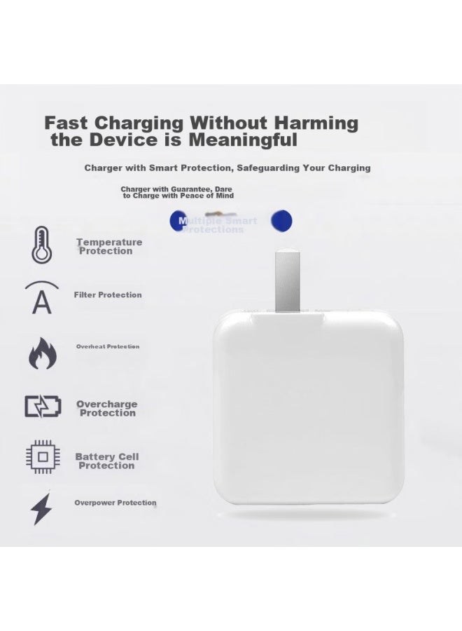 Bkayp Compatible With Vivo Charger, 18w Dual-engine Fast Charging, Flash Charging Head, Type-c Super Fast Charging Set, Data Cable Plug For Y52s, Suitable For Y32, Y5s, X27, X23, X21, X20 - Image 5