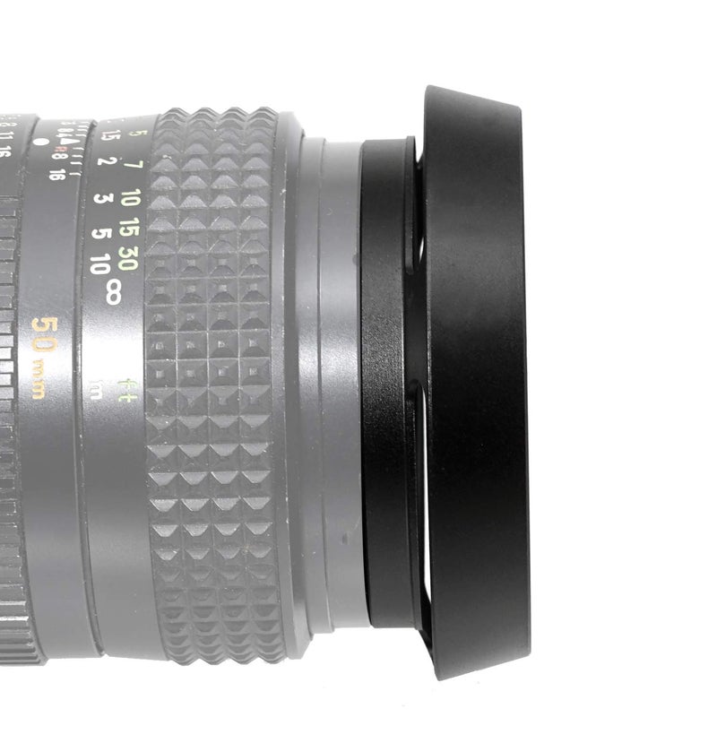 Fotasy Metal Curved Lens Hood - 52mm Vented Hood for Fuji, Leica, Olympus, Panasonic, Sony Lenses - Image 3