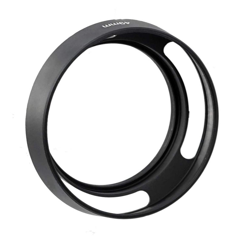 Fotasy Metal Curved Lens Hood - 52mm Vented Hood for Fuji, Leica, Olympus, Panasonic, Sony Lenses - Image 5