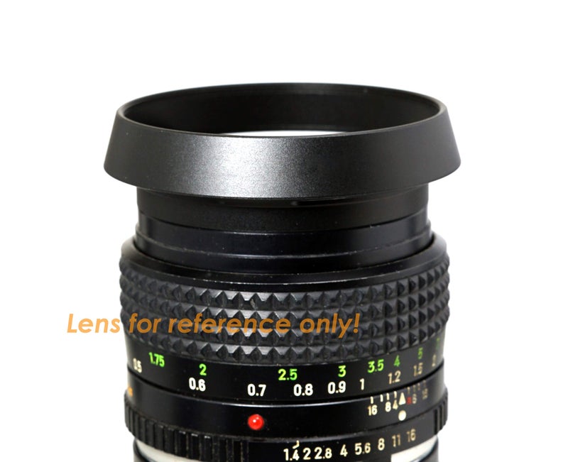 Fotasy Metal Curved Lens Hood - 52mm Vented Hood for Fuji, Leica, Olympus, Panasonic, Sony Lenses - Image 4