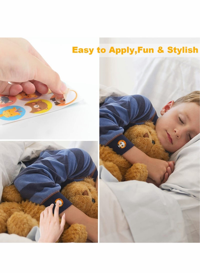 ملصقات طاردة للناموس الطبيعية عدد 72 للأطفال والبالغين حماية لمدة 24 ساعة مثالية للاستخدام الداخلي والخارجي والتخييم - Image 3