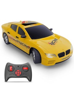 MIRANA Mirana Tracer | Rechargeable High Speed Racing RC Car | On Click Nitro Boost | Remote Control Car Toys for Kids for Boys & Girls | Made in India (Tuscan Yellow)  - Image 1