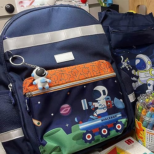 PPXMEEUDC Astronaut Space Party Favors 18 Sets with Astronaut Space Keychains Star Moon Organza Bags Thank You Kraft Tags for Party Supplies School Reward Birthday Wedding Baby Shower Return Present Supplies - Image 4