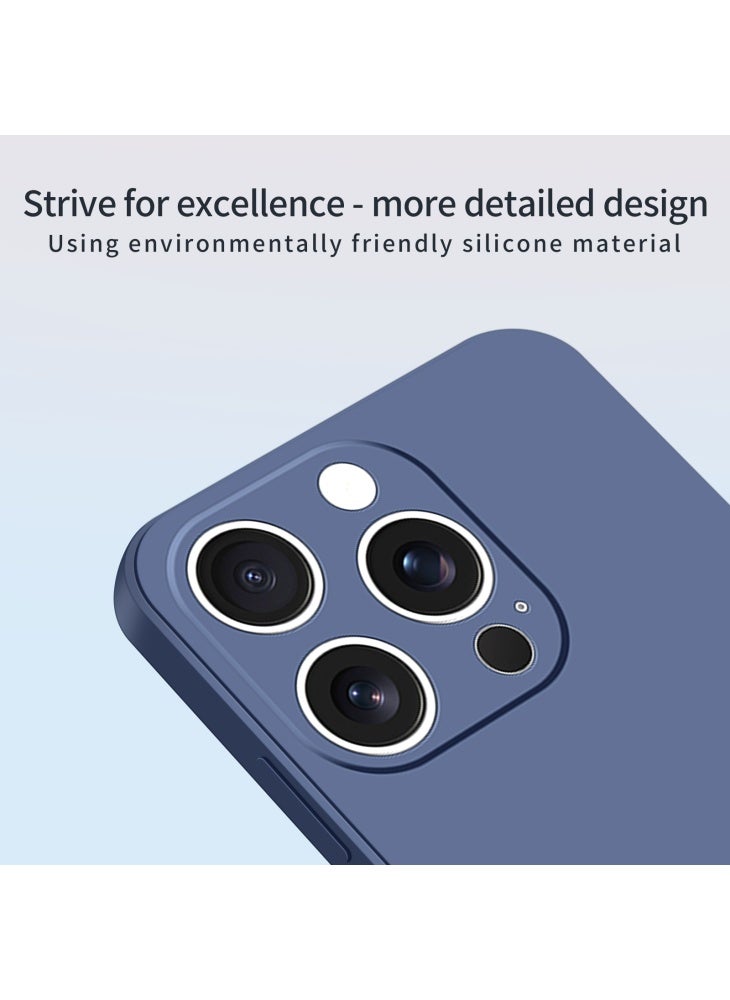 For iPhone 14 Pro Max Case MOFI Skin Touch Soft TPU Protective Phone Cover - Dark Green - Image 2