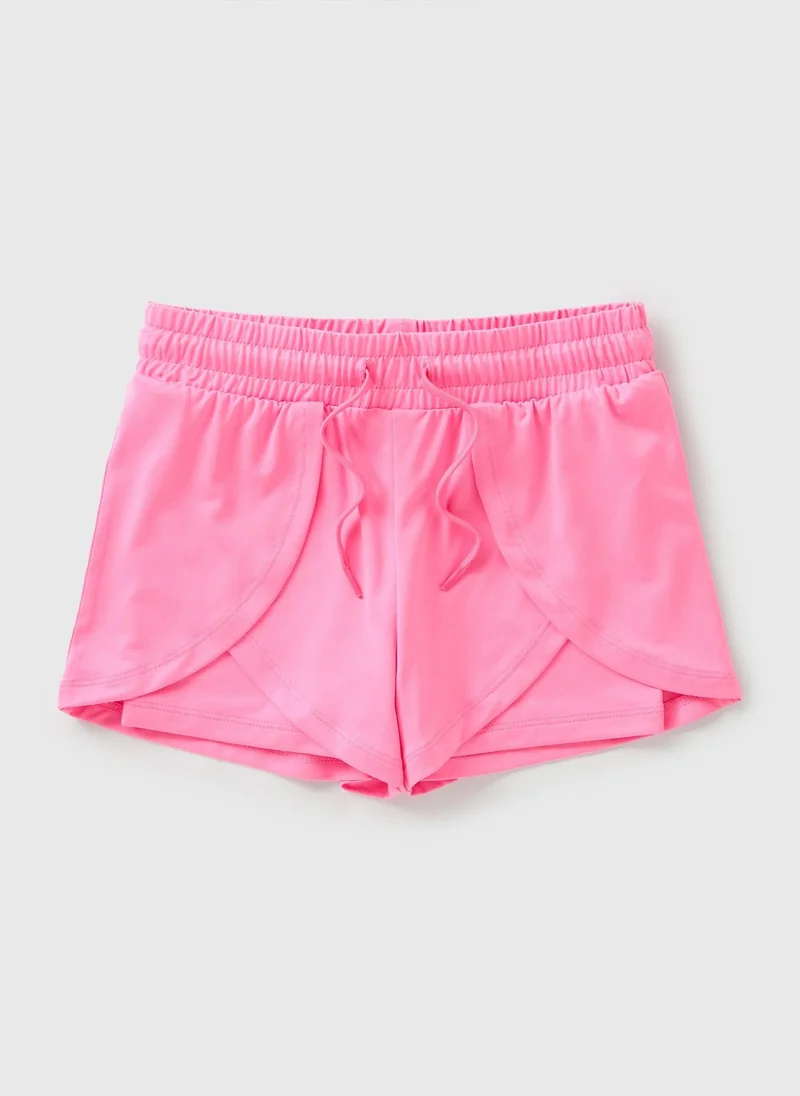 Matalan Girls Pink Runner Shorts