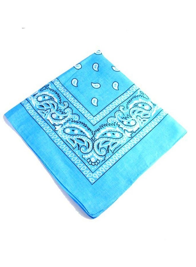 Hip-Hop Stylish Fashion Hair Band Sky Blue 55 x55cm