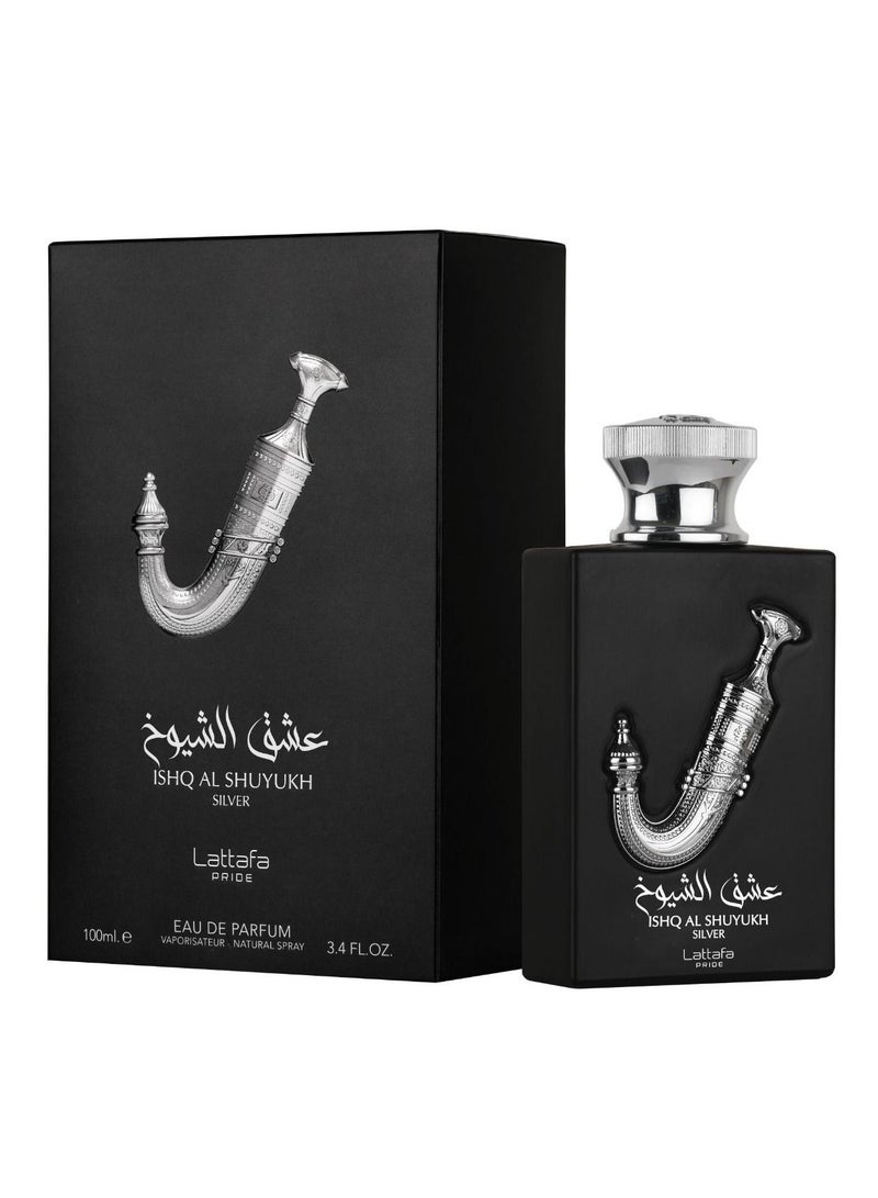 Lattafa عشق الشيوخ الفضي - عطر لطافة برايد 100 مل - Image 2