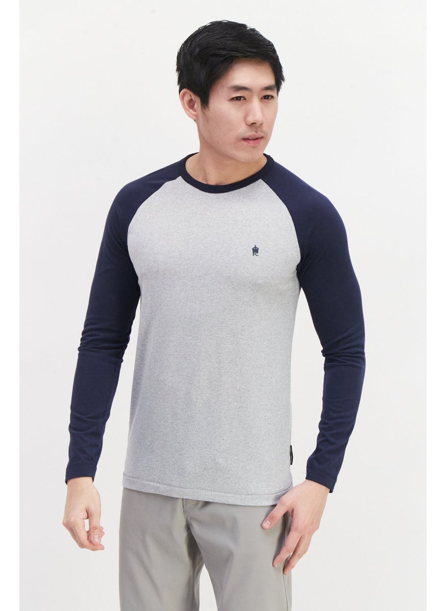 French Connection Men 2 Pcs Round Neck Long Sleeve Brand Logo T-Shirt, White  - Image 1