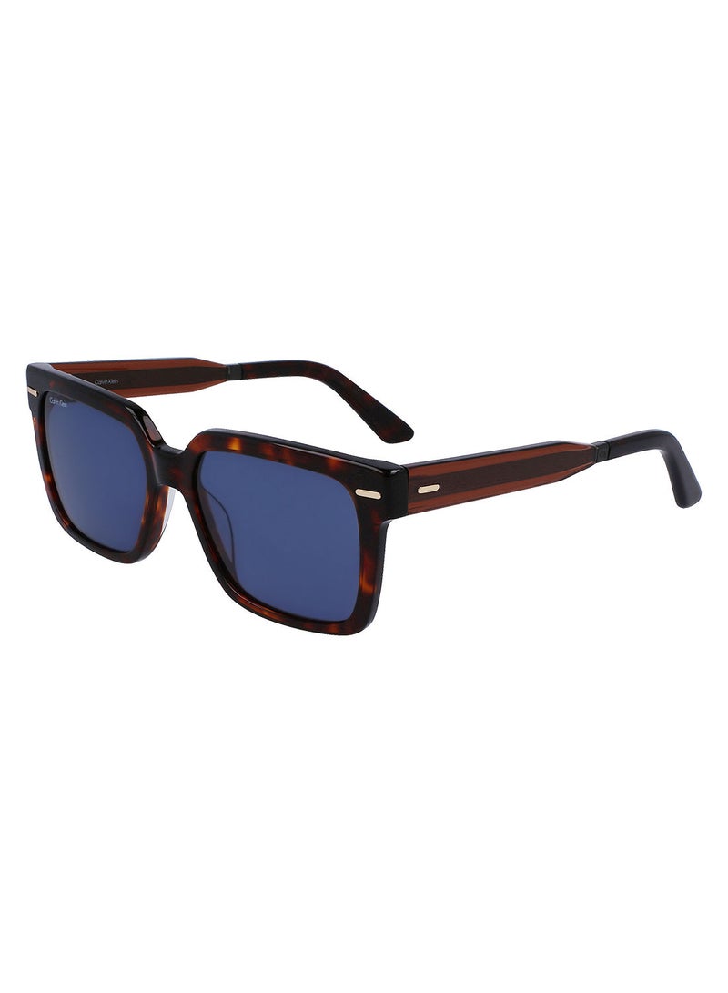 CALVIN KLEIN Full Rim Acetate Rectangle Calvin Klein Sun Ck22535S 5517 (235) Dark Havana - Image 1