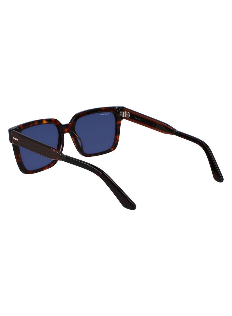 CALVIN KLEIN Full Rim Acetate Rectangle Calvin Klein Sun Ck22535S 5517 (235) Dark Havana - Image 3