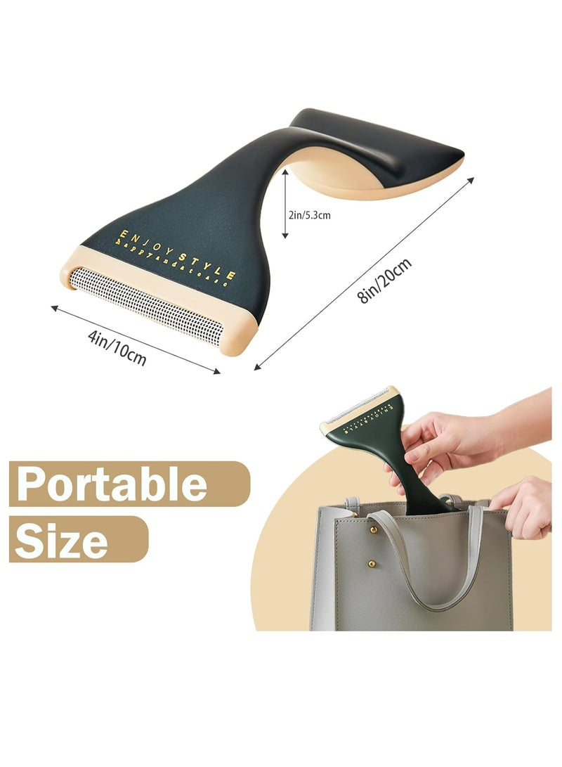 Loquat Double-Headed Lint Remover and Fabric Shaver for Clothing, Plush Furniture, Blankets, and Sofas (Green) - Image 2