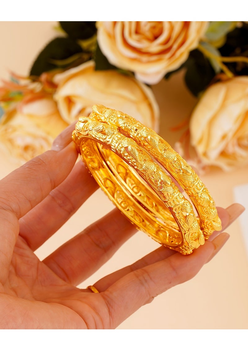 FASHION Carved Printed Hollow Women's Fashion Bracelet  - Image 5