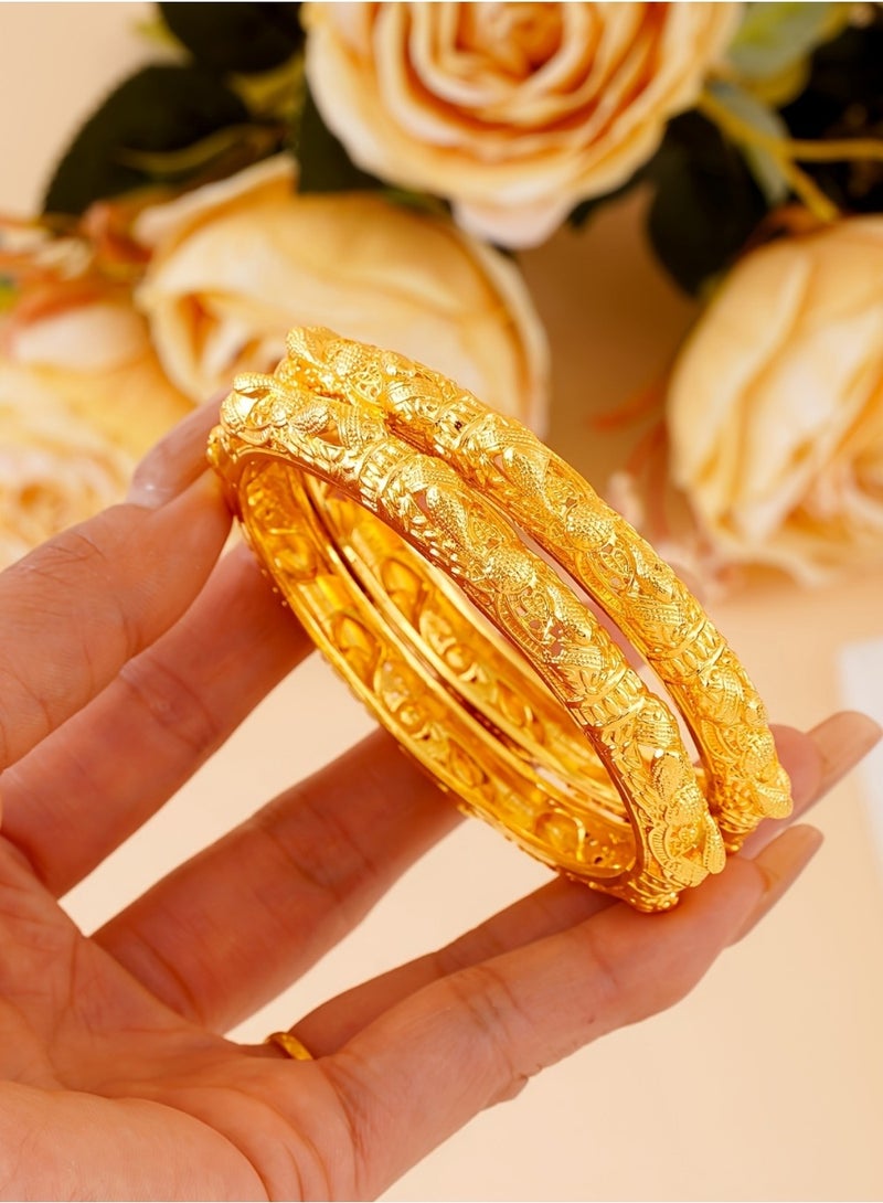 FASHION Carved Printed Hollow Women's Fashion Bracelet - Image 5