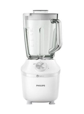 Glass Jar Blender - 2 Speeds + pulse, Comes with Chopper, 2 L 600 W HR2291/20 White - view 2