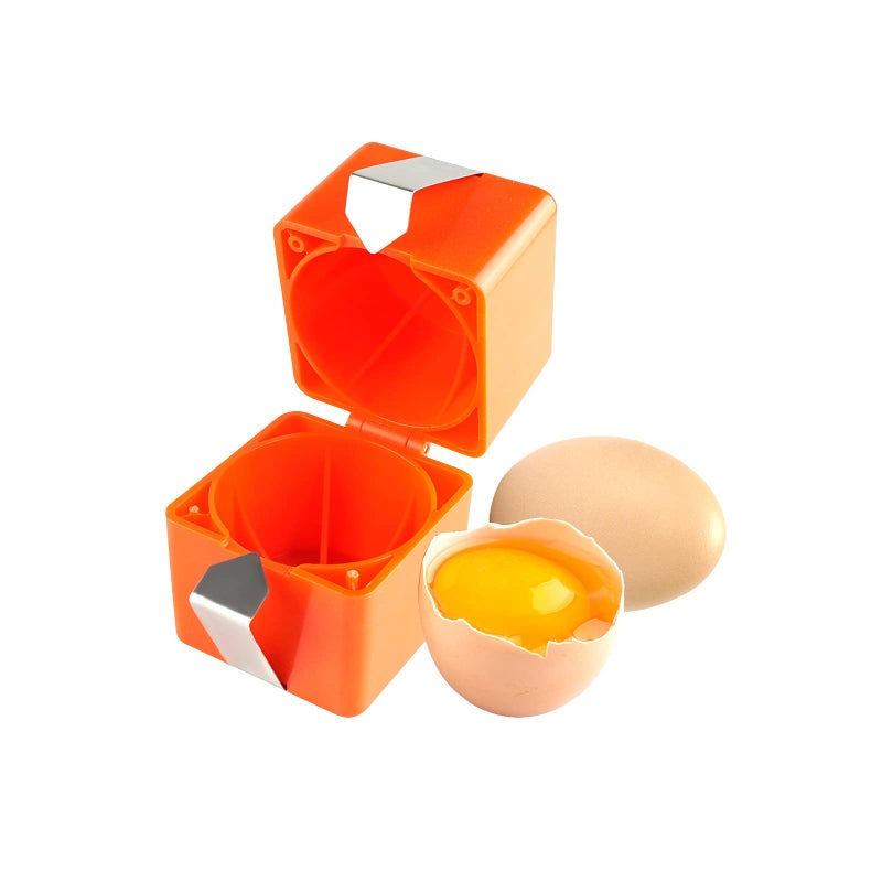 sugarchef ABS Egg Cracker for Raw Eggs Breaker Egg Shell Cutter and Stainless Steel Egg Strainer Egg Yolk White Separator 1 