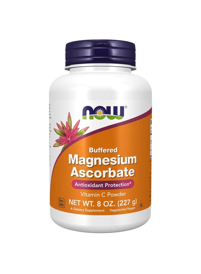 now Supplements, Magnesium Ascorbate Powder, Buffered, Antioxidant Protection*, 8-Ounce - Image 1