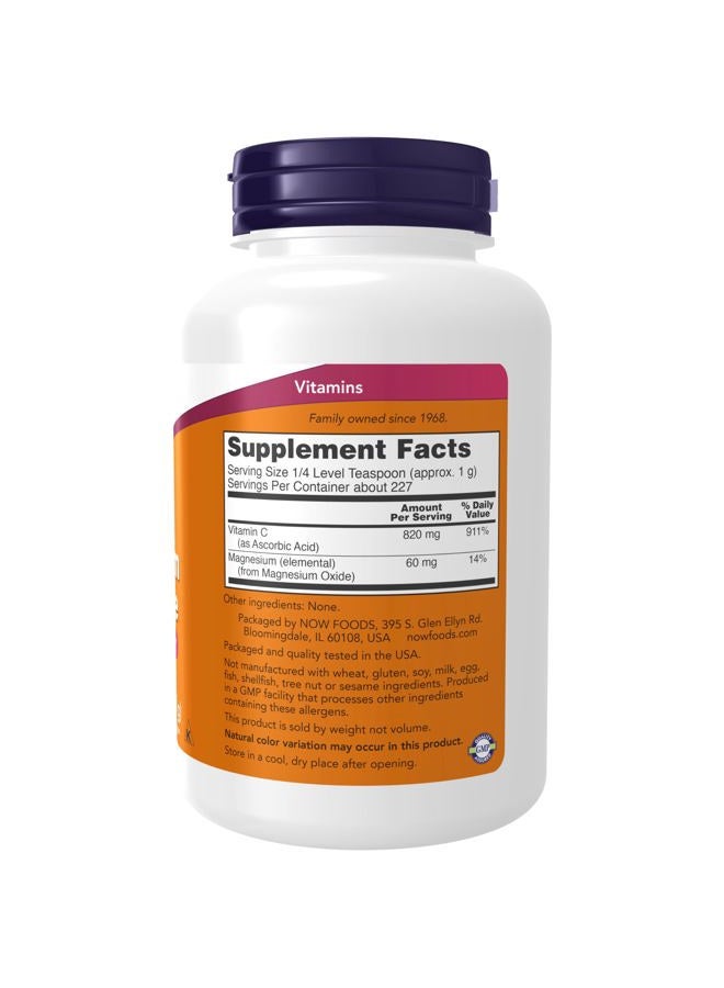 now Supplements, Magnesium Ascorbate Powder, Buffered, Antioxidant Protection*, 8-Ounce - Image 2