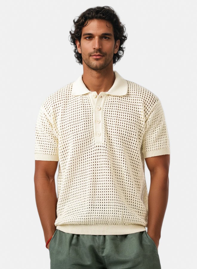 bowline Polo Mesh Oversized Knitwear