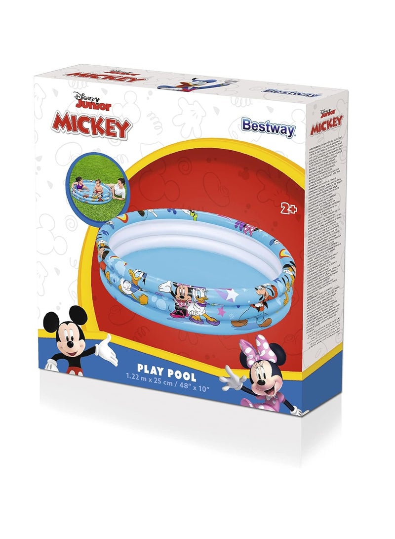 Bestway Mickey Mouse 3-Ring Pool 122x25cm - Image 4