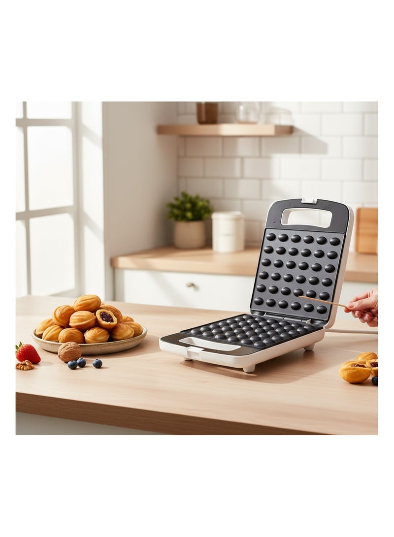 نوفا 36 قطعة الجوز كوكي صانع ، 1400 واط مزدوجة الجانب التدفئة ، غير عصا الكهربائية الجوز ، الجوز ، كعكة و البسكويت صانع ، الجوز البسيطة الإفطار آلة ، الخبز أداة للمنزل المطبخ،نت-190 نانومتر - Image 4