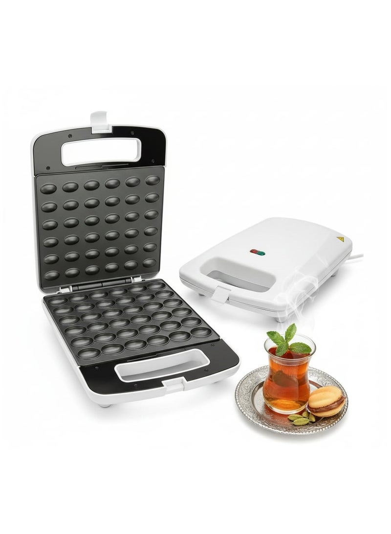 نوفا 36 قطعة الجوز كوكي صانع ، 1400 واط مزدوجة الجانب التدفئة ، غير عصا الكهربائية الجوز ، الجوز ، كعكة و البسكويت صانع ، الجوز البسيطة الإفطار آلة ، الخبز أداة للمنزل المطبخ،نت-190 نانومتر - Image 2