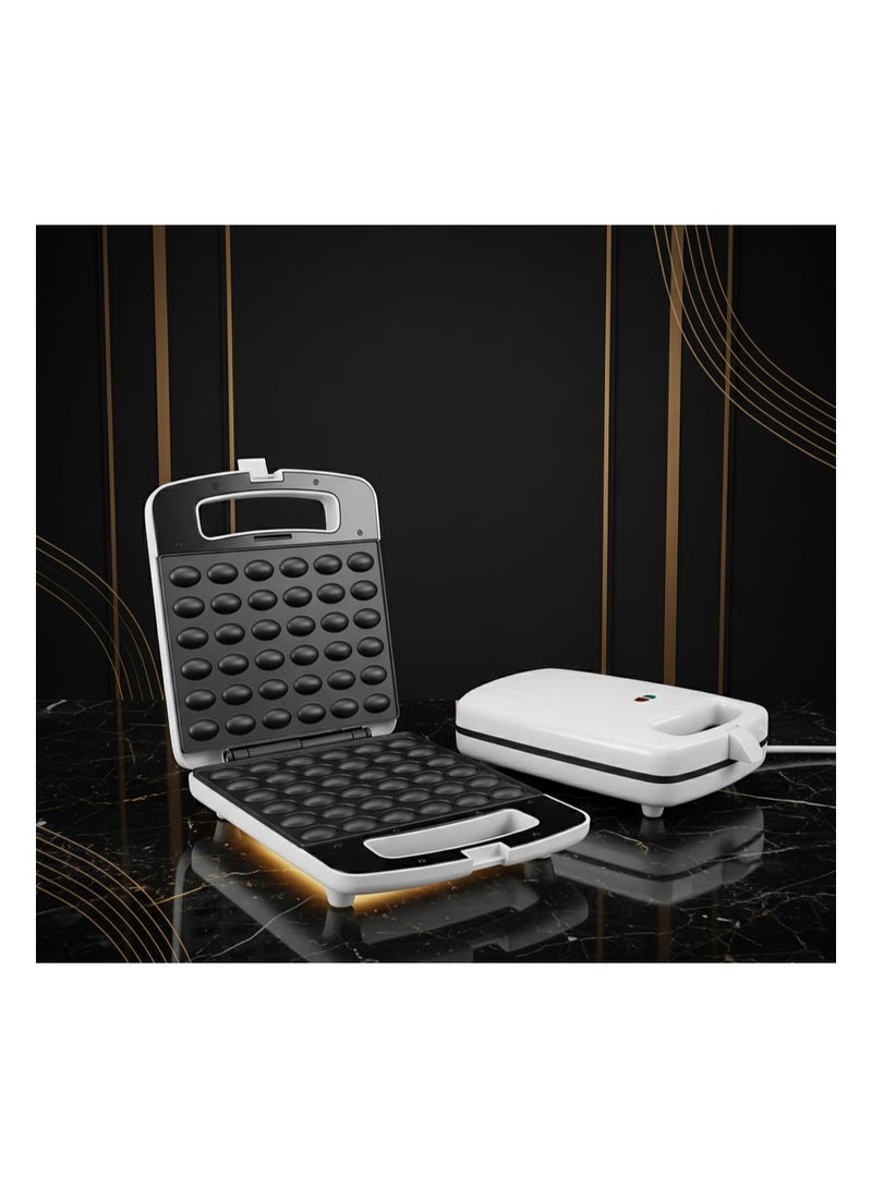 نوفا 36 قطعة الجوز كوكي صانع ، 1400 واط مزدوجة الجانب التدفئة ، غير عصا الكهربائية الجوز ، الجوز ، كعكة و البسكويت صانع ، الجوز البسيطة الإفطار آلة ، الخبز أداة للمنزل المطبخ،نت-190 نانومتر - Image 5