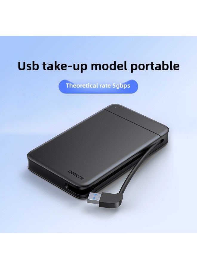 External Hard Disk Box 3.5/2.5 Inch USB3.0 Universal Desktop Laptop Solid State SSD For Notebook Computer-Color:80555-take-up-USB Interface 2.5 Inches
