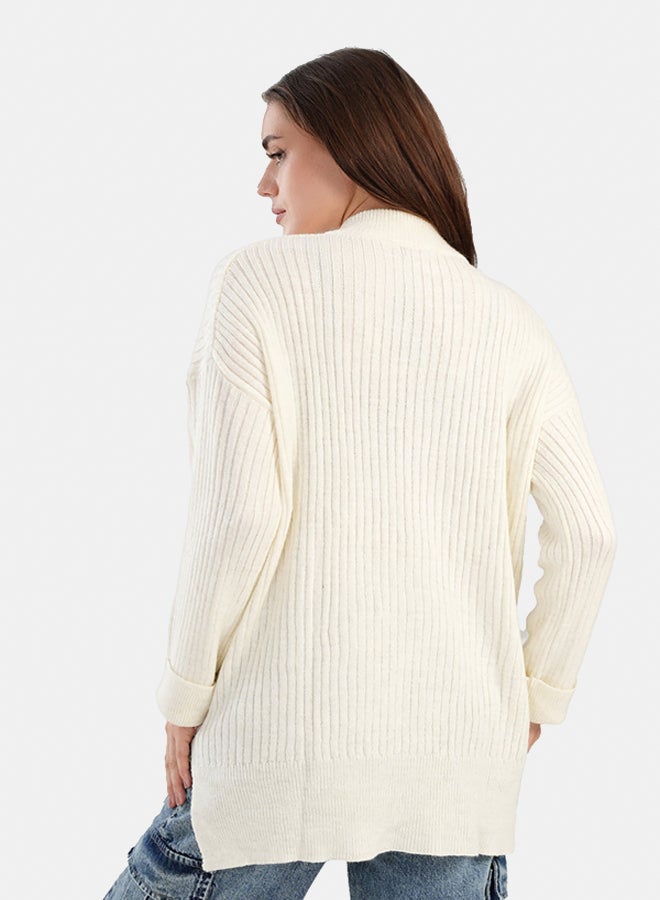 Carina Relaxed Fit Ribbed Pullover - Image 2
