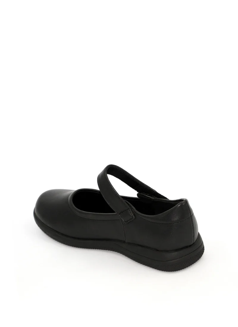جيومني Girls School Shoes – Comfortable Black Formal Uniform Footwear for Daily Wear | Non-Slip Sole, Durable Stitching, Cushioned Insole | Back to School Essentials