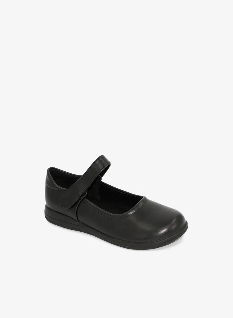 Geoomnii Girls School Shoes – Comfortable Black Formal Uniform Footwear for Daily Wear | Non-Slip Sole, Durable Stitching, Cushioned Insole | Back to School Essentials