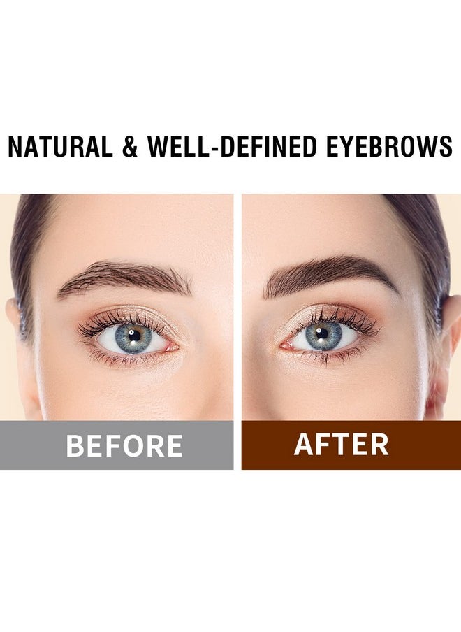 Music Flower Eyebrow Pencil Liquid Eyebrow Pen Waterproof Brow Pen With Microfork Tip Smudgeproof Long Lasting Fine Sketch Microblading Pen Chestnut  - Image 3