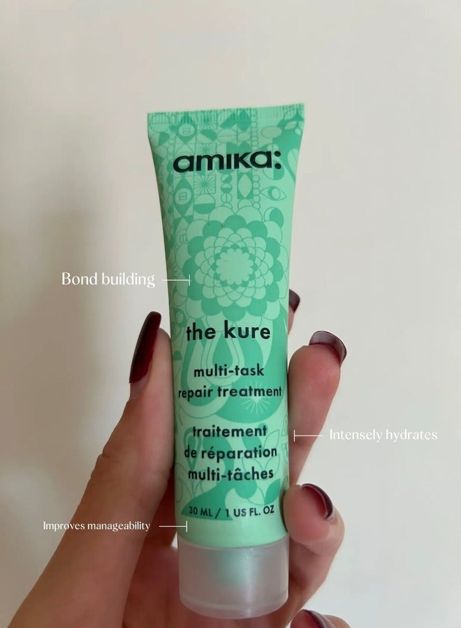 amika Amika The Kure Multi-Task Repair Treatment 30ml – Intensive Strengthening & Revitalizing Hair Mask for Damaged, Over-Processed Strands  - Image 4