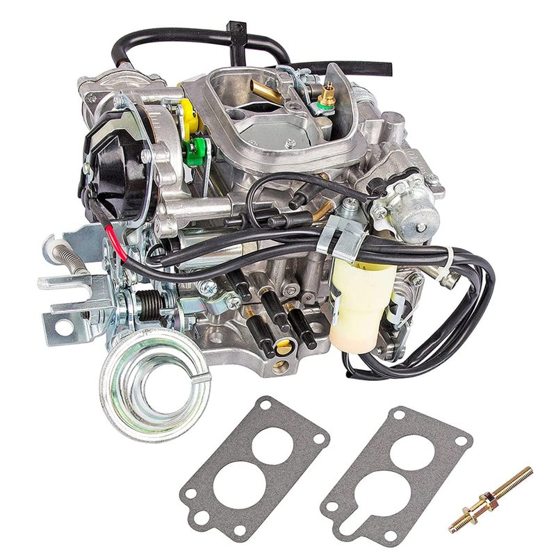 2Barrel Carburetor Carb TOY505 Compatible with 19811987 Toyota Pickup 22R Engine wRound Plug 24L 2366cc 2110035290 2110035240