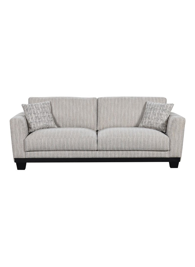 ROYALOAK Archer 3 Seater Sofa – Modern Comfortable Sofa for Living Room with Beige Fabric Upholstery & Sturdy Wooden Base  - Image 5