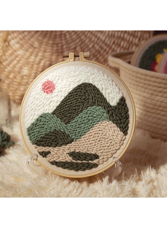 22x22x5cm DIY Embroidered "Poke Poke" Craft Kit