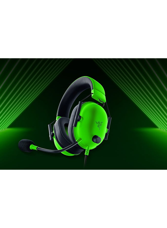 Razer Blackshark V2 X WRD H/S - Green - Image 1
