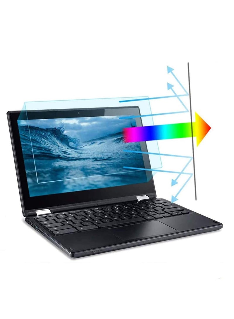 1Pack 11.6" Chromebook Anti Glare Screen Protector for HP Lenovo Dell Samsung Acer Gateway 11.6" etc Chromebook 11.6" 16:9 Aspect Ratio Laptop,Eye Protection & Anti Fingerprint Filter-Matte - Image 2