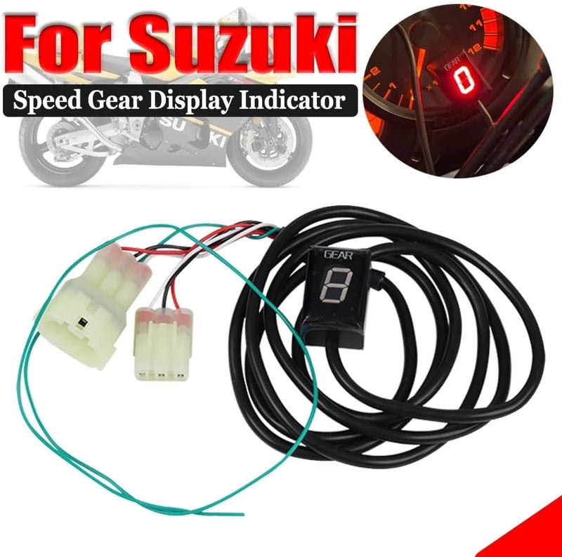 Wivplex Motorcycle Gear Display Indicator - Red Bracket - Image 4