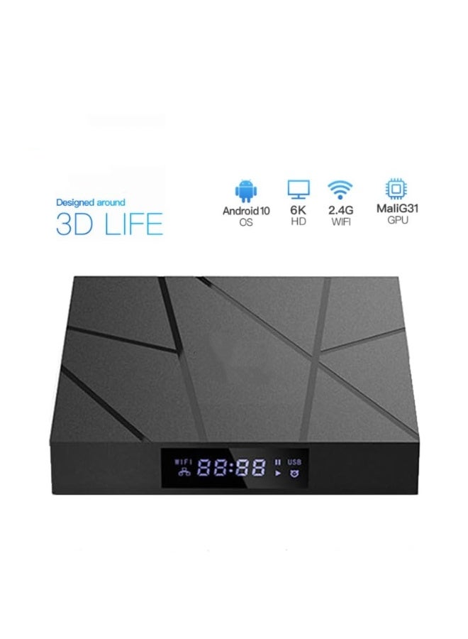 Android TV Box 10.0, Android Box 2GB RAM 16GB ROM, H313 Quad-Core Android Box, Support 2.4G WiFi, 4K Smart Mini TV Box Compact Size - Image 2