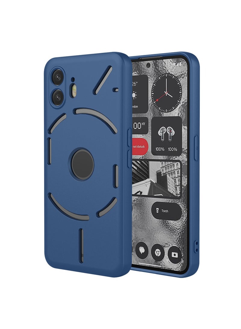 حافظة السيليكون السائلة متوافقة مع هاتف Nothing 2، وحافظة الهاتف النحيفة والناعمة ومقاومة للصدمات متوافقة مع هاتف Nothing 2.