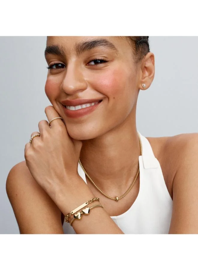 Pandora  Pandora Moments Studded Chain Necklace for Women | Best Price UAE