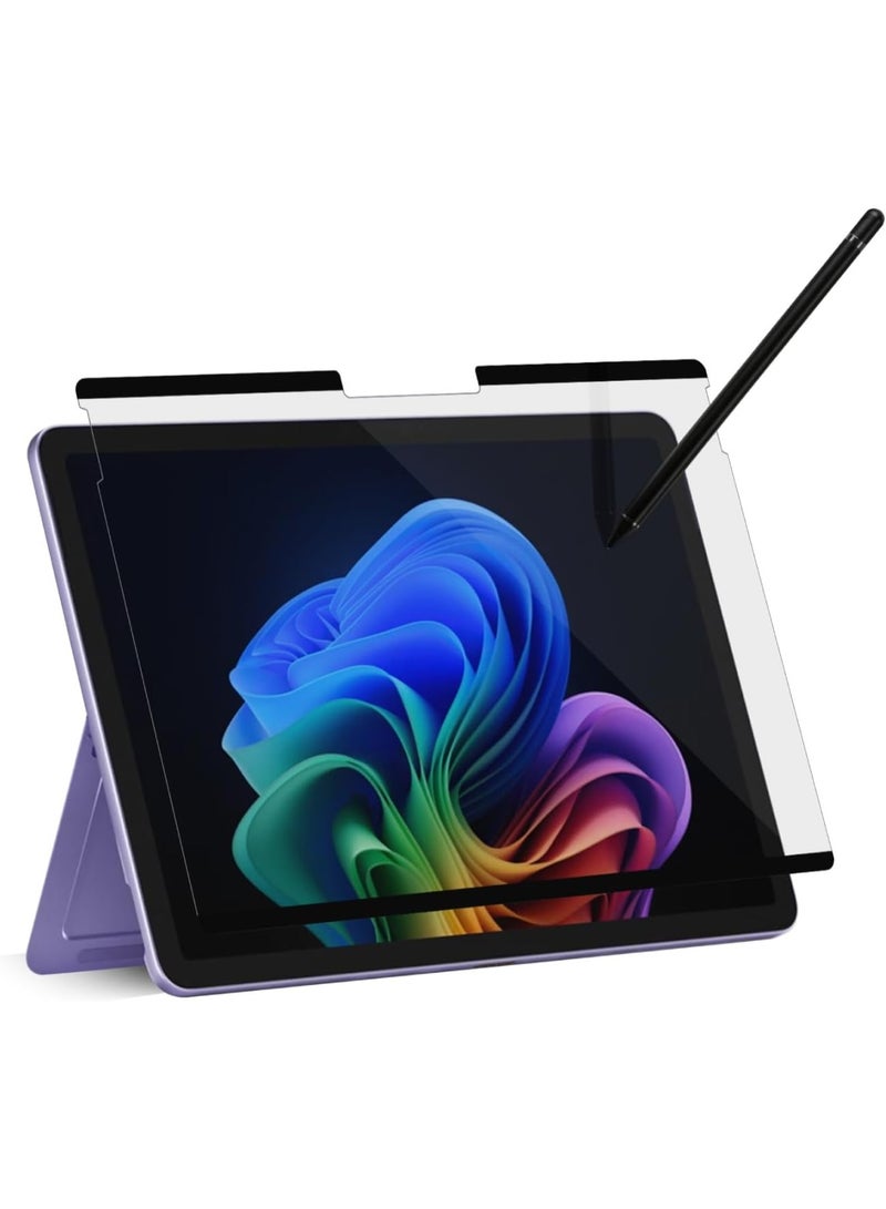 حماية شاشة مغناطيسية بحجم 12 بوصة لجهاز Surface Pro 1Pack (2025) - فيلم غير لامع قابل للإزالة للكتابة والرسم، تركيب مغناطيسي سهل، مقاوم للتوهج والبقع - Image 1