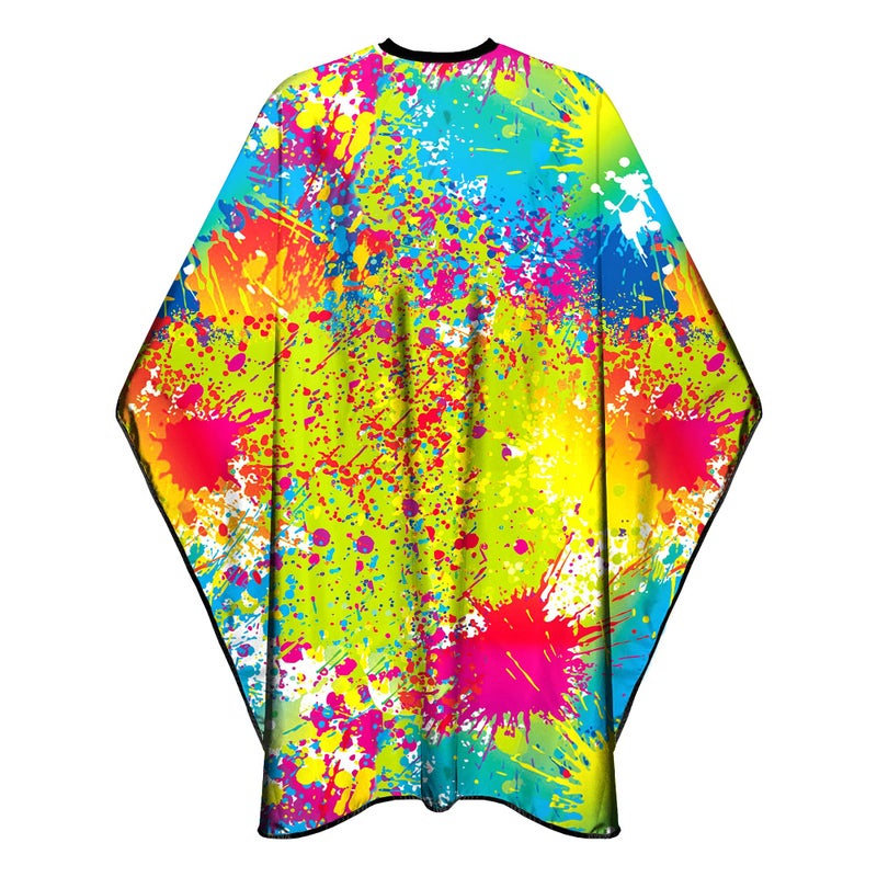 Pelocapa Salon Cape for Women, Hair Cutting Cape with Snap Closure, Professional Large Barber Stylist Hairdresser Cape, Waterproof & Light Weight & Machine Washable- 63â€Ã— 56â€ (Colorful) - Image 1