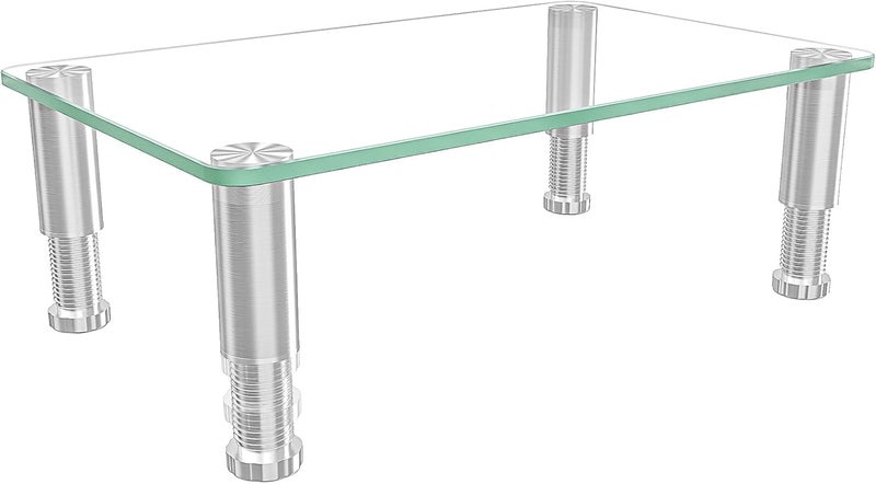 Hemudu Computer Monitor Stand Riser with Height Adjustable Multi Media Desktop Stand for Computers, Laptops & TVs, HD01T-002 - Image 1