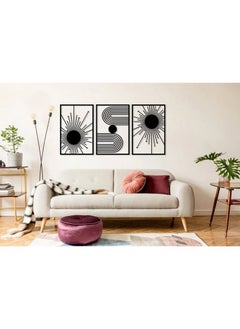 Unique Boho Wood Wall art - Set of 3 Panel Each 60x40 - pzsku/Z7180D92A938BA4D6F263Z/45/_/1693921049/7b8e748f-8d1d-4715-a2e4-4721f442b777