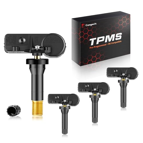 Cangecit 315Mhz TPMS,Pre-Programmed Tire Pressure Sensor Fit for Ford F150(2009-2014),F250/F350/F450/F550(2009-2016),Explorer(2011-2015),Edge(2011-2014),Escape(2009-2019),Transit(2010-2019)(4PCS) - Image 1
